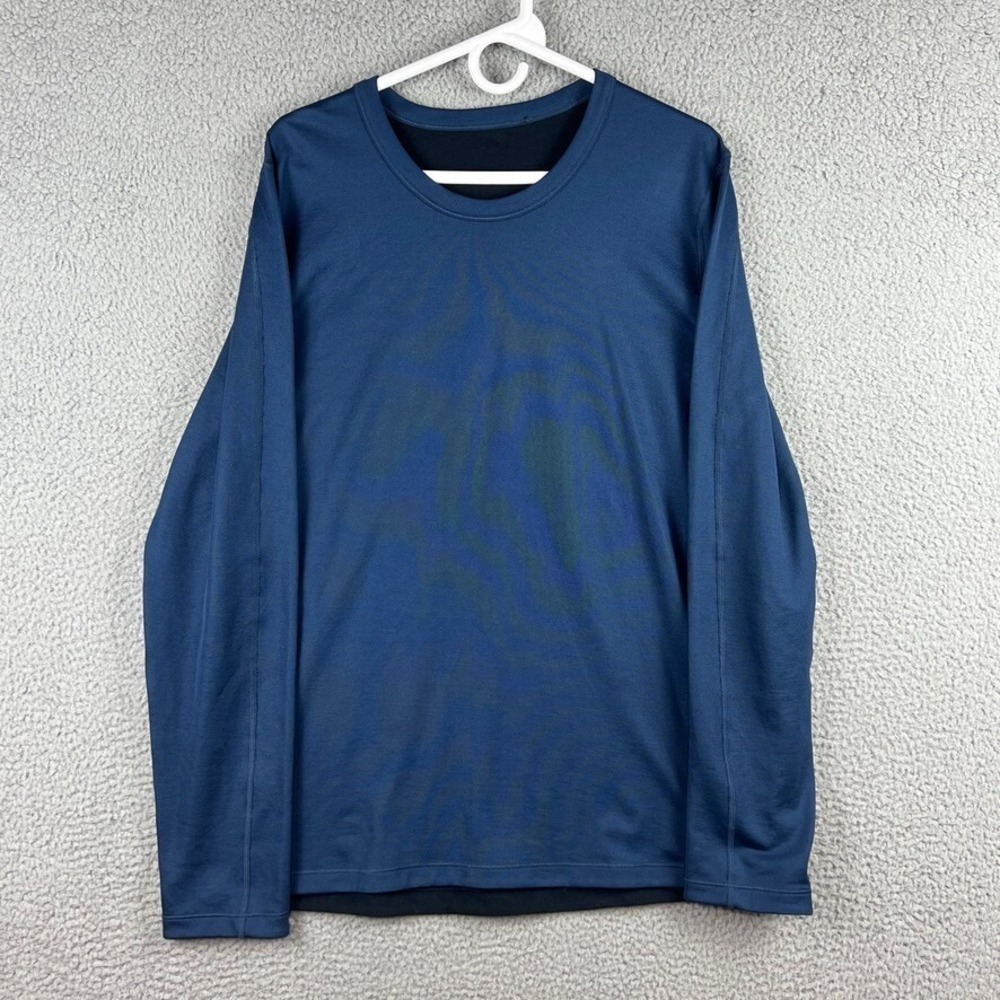 Lululemon Double Layer Long Sleeve Activewear Shirt Mens Large Pullover Crew